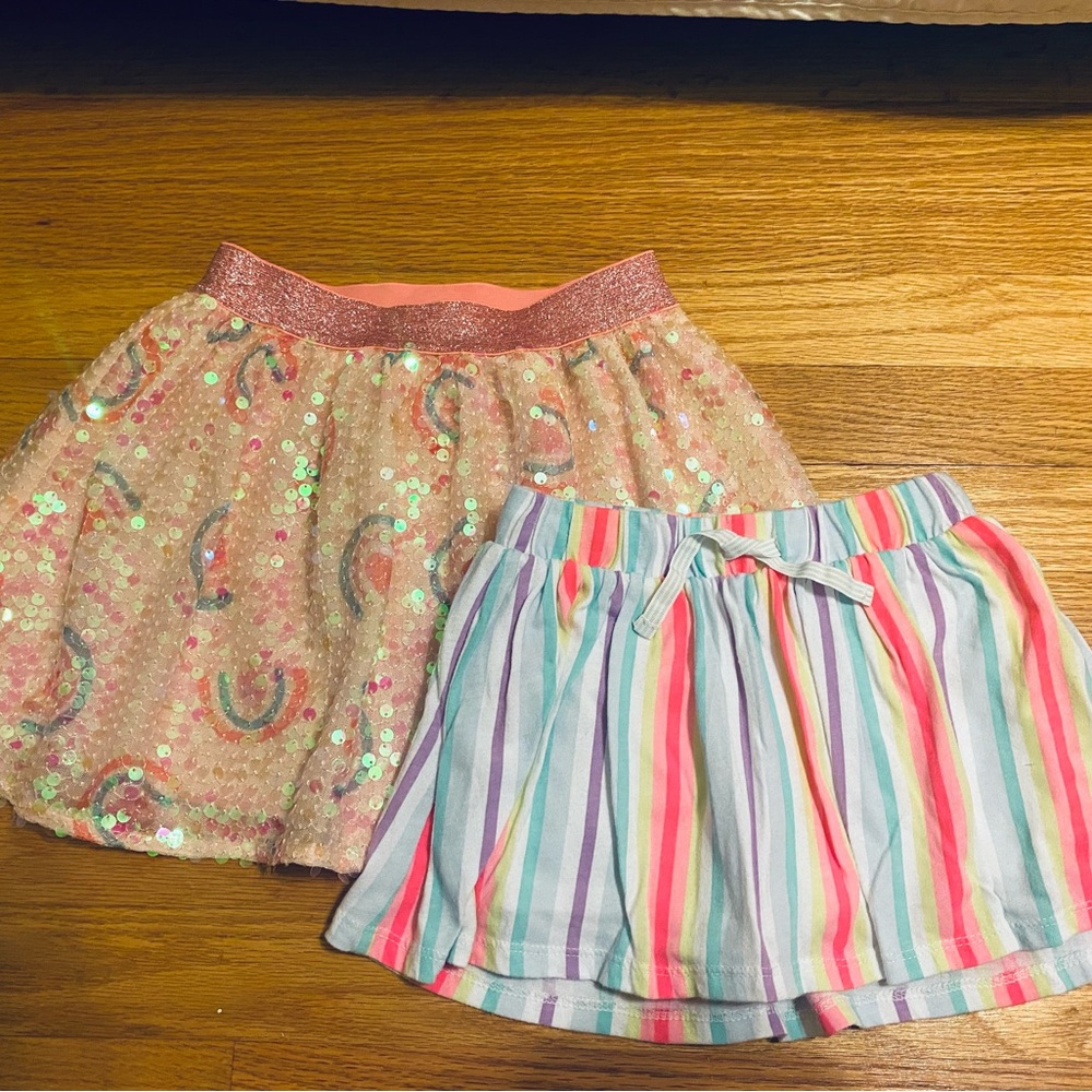 Girls Cats and Jack Skirts size 4T Multi color of the Rainbow